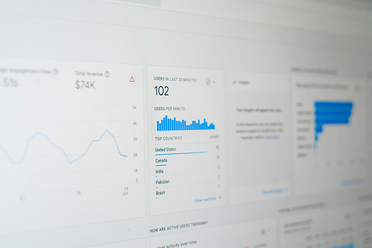 écran Google Analytics avec seo