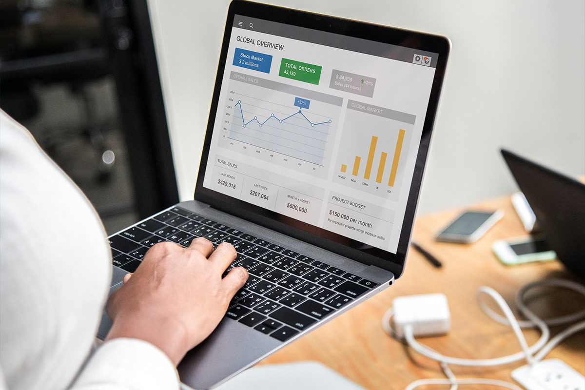 écran d'ordinateur d'un graphiste