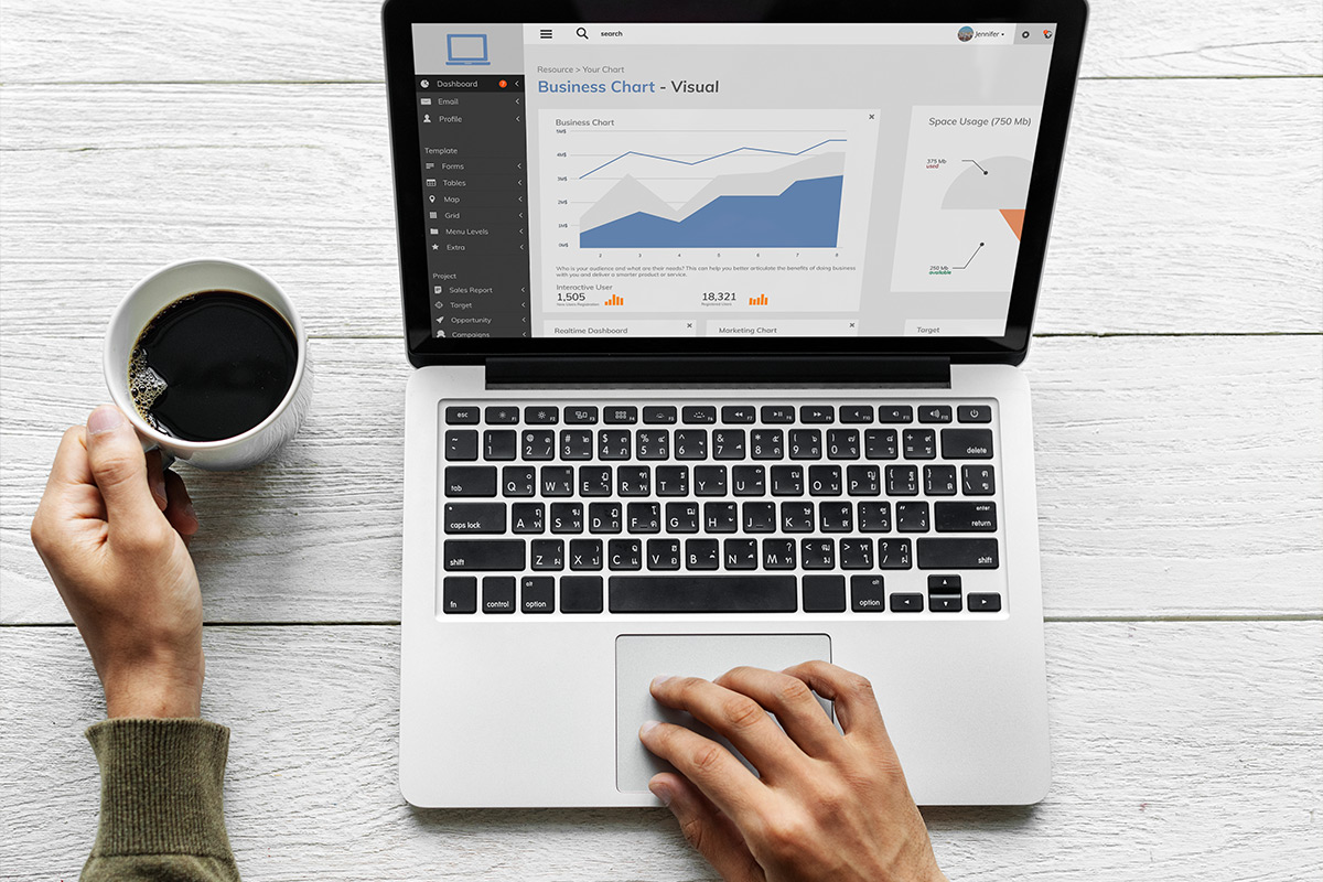 écran d'ordinateur d'un graphiste