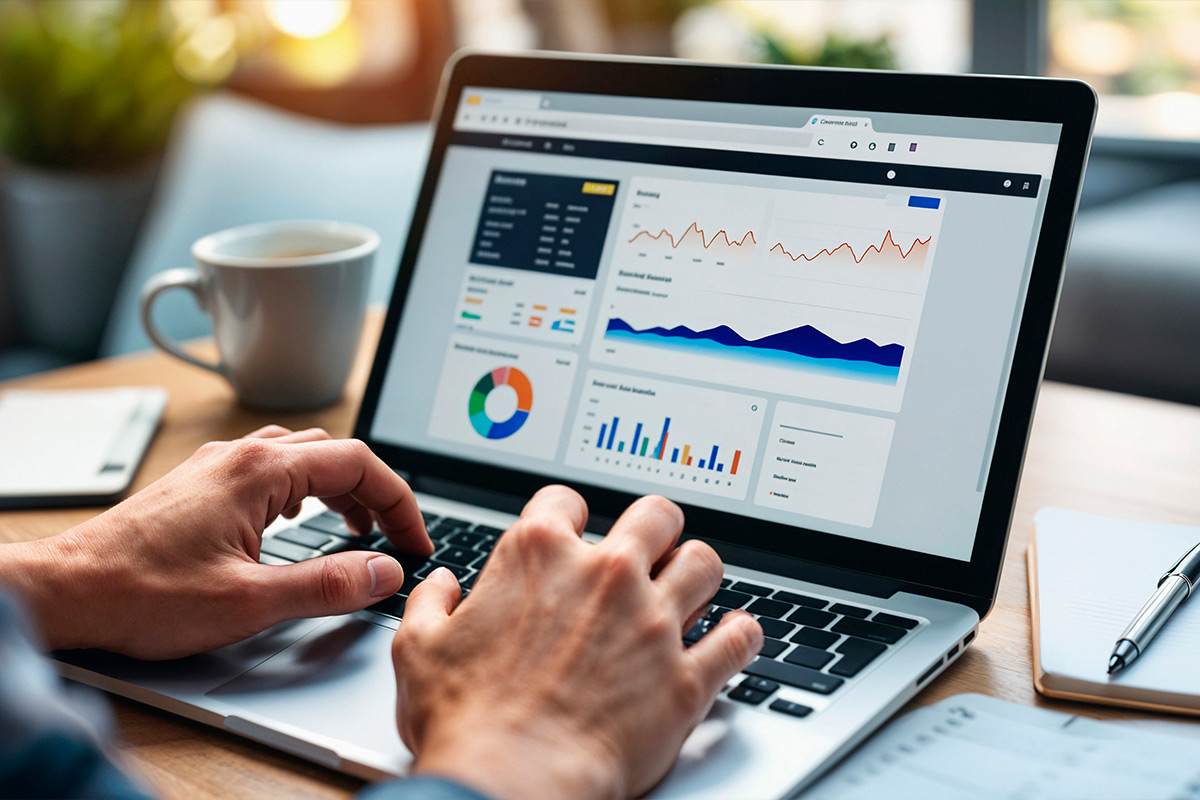 écran d'ordinateur d'un graphiste